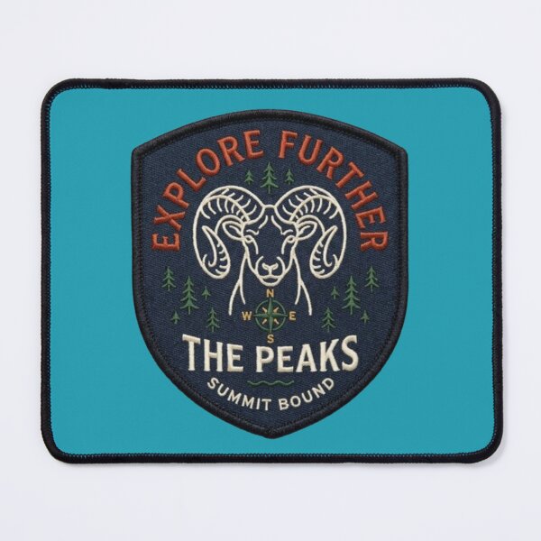 Item preview, Explore Further – The Peaks Summit Patch Design designed and sold by Dogandesighn.
