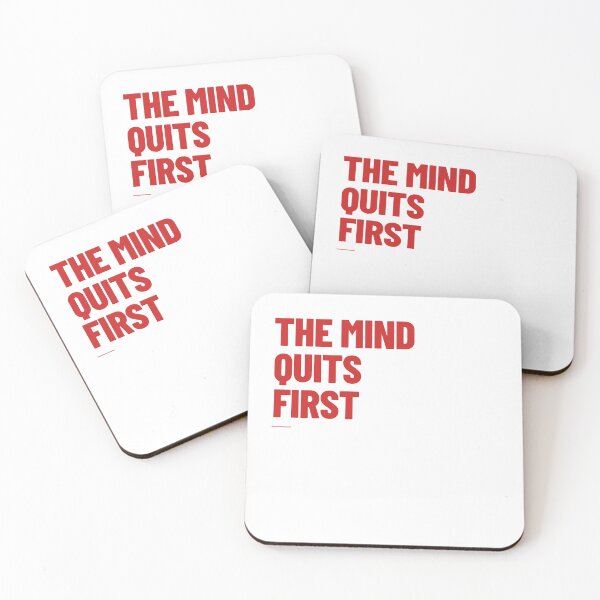Item preview, THE MIND QUITS FIRST | AEM Discipline Culture designed and sold by zen-mart.