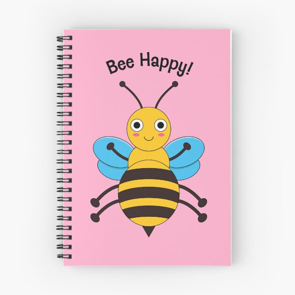Item preview, Bee Happy Cute Bee Cartoon – Funny Positive Bee Pun Illustration designed and sold by VALNT.