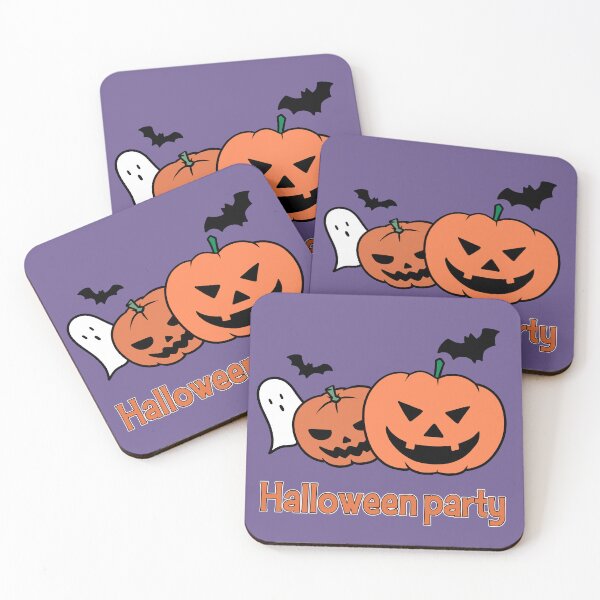 Item preview, Cute Halloween Party with Pumpkins and Bat designed and sold by ubborn.