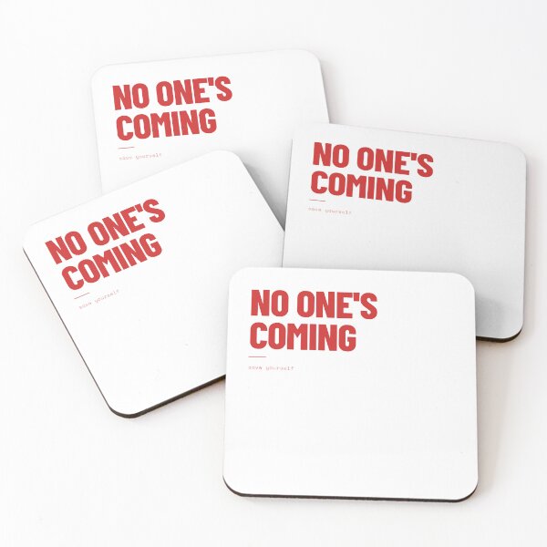 Item preview, NO ONE'S COMING | AEM Discipline Culture designed and sold by zen-mart.