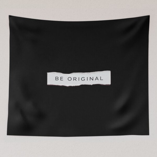 Item preview, Be Original Motivational Typography on Torn Paper – Minimalist Creative Inspiration Design designed and sold by Bright Nest Studio.