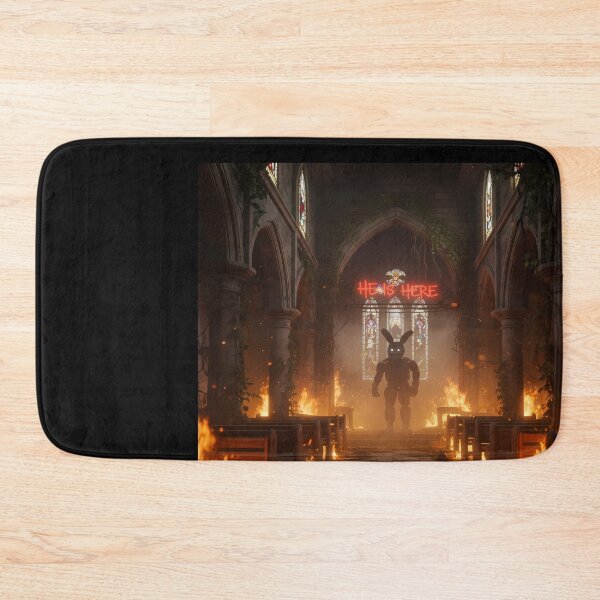 Item preview, Scary Rabbit Animatronic in Burning Church designed and sold by ForThe2F0X1Folks.