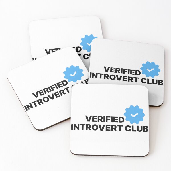 Item preview, VERIFIED INTROVERT CLUB designed and sold by GriffinRey.