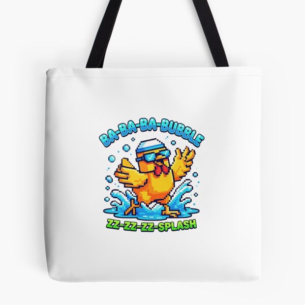 Item preview, Kawaii Pixel Blue Bird — Quack-Quack-Bubble Retro Gaming Duck Illustration designed and sold by Colorful-Garden.