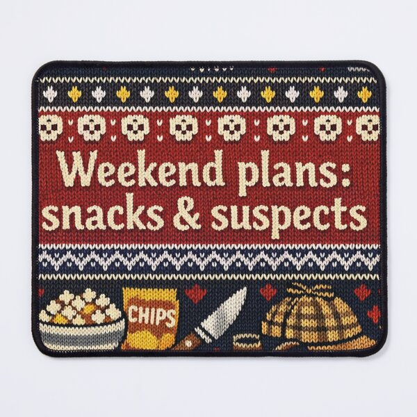 Item preview, Weekend Plans Snacks and Suspects Cosplay Design designed and sold by Mauswohn.