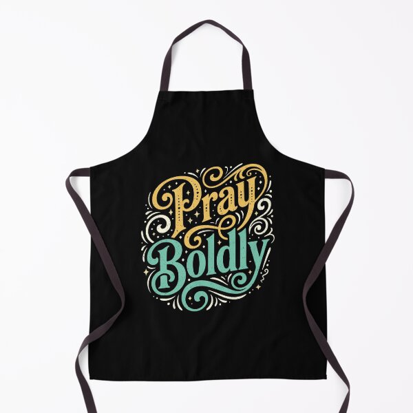 Item preview, Pray Boldly – Courageous Faith Christian Quote designed and sold by Verse & Vibes.