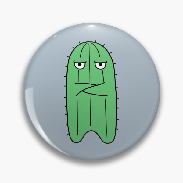Item preview, Grumpy Cactus Character Illuatration designed and sold by ubborn.