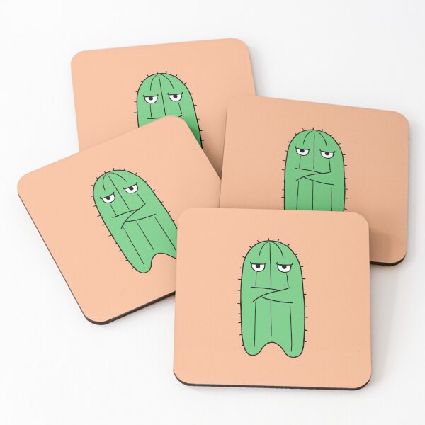 Item preview, Grumpy Cactus Character Illuatration designed and sold by ubborn.