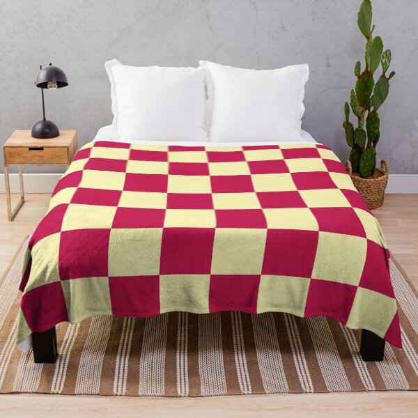 Item preview, Yellow  Retro colorful checkered pattern  designed and sold by Creations by lyne.