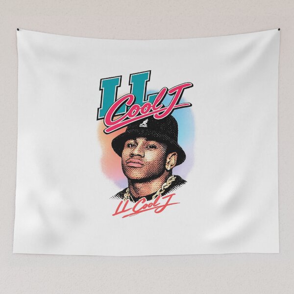 Item preview, LL Cool J – 80s Hip Hop Retro Halftone Portrait designed and sold by TheArtOfCar.