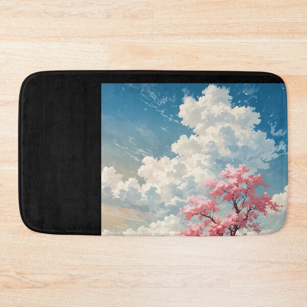 Item preview, Serene Japanese Landscape with Cherry Blossoms designed and sold by ForThe2F0X1Folks.