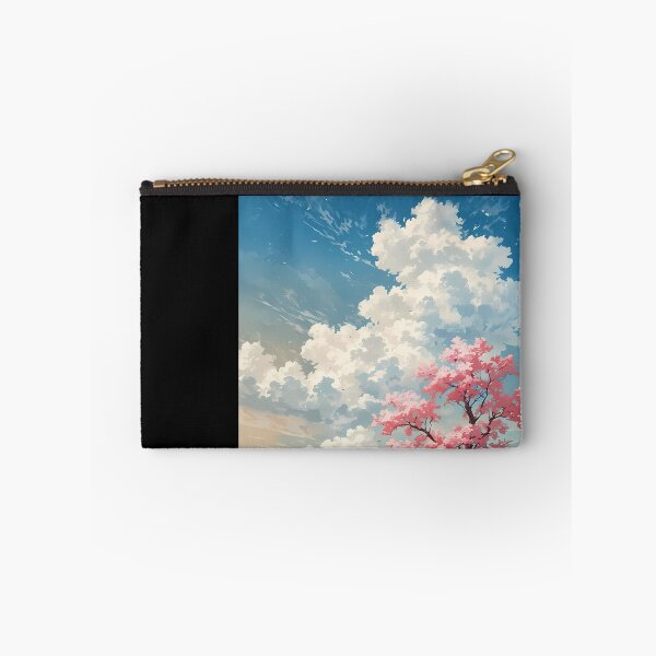 Item preview, Serene Japanese Landscape with Cherry Blossoms designed and sold by ForThe2F0X1Folks.