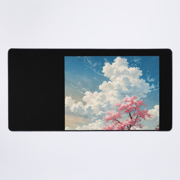 Item preview, Serene Japanese Landscape with Cherry Blossoms designed and sold by ForThe2F0X1Folks.