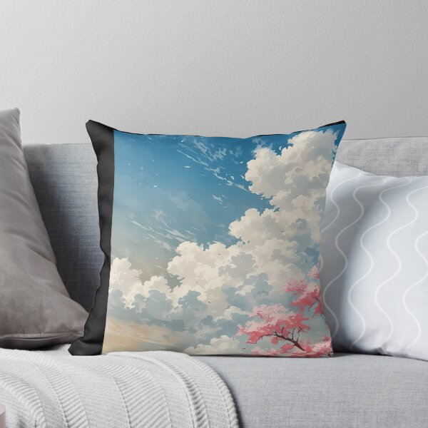 Item preview, Serene Japanese Landscape with Cherry Blossoms designed and sold by ForThe2F0X1Folks.