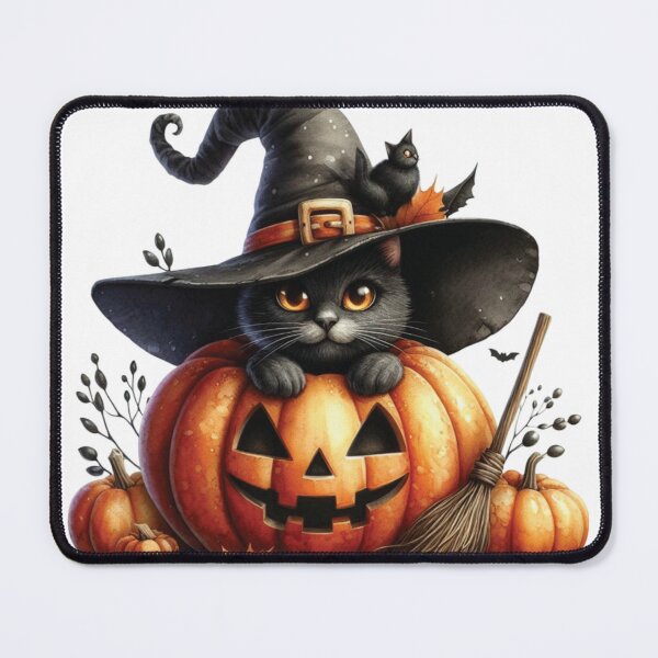 Item preview, Cute Witch Cat in Pumpkin designed and sold by KrisGraphic45.