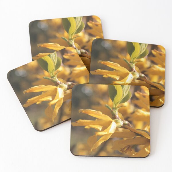 Item preview, Bright Yellow Forsythia Spring Bloom designed and sold by vikko-art.