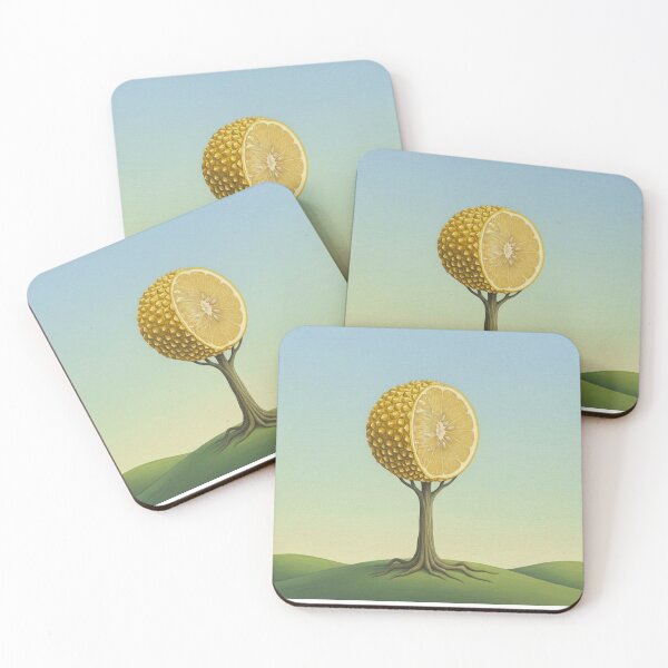 Item preview, Lemon-Durian Tree – Surreal Fantasy Natural Landscape designed and sold by Herzbaumatelier.