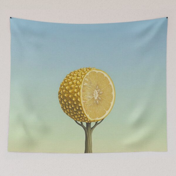 Item preview, Lemon-Durian Tree – Surreal Fantasy Natural Landscape designed and sold by Herzbaumatelier.