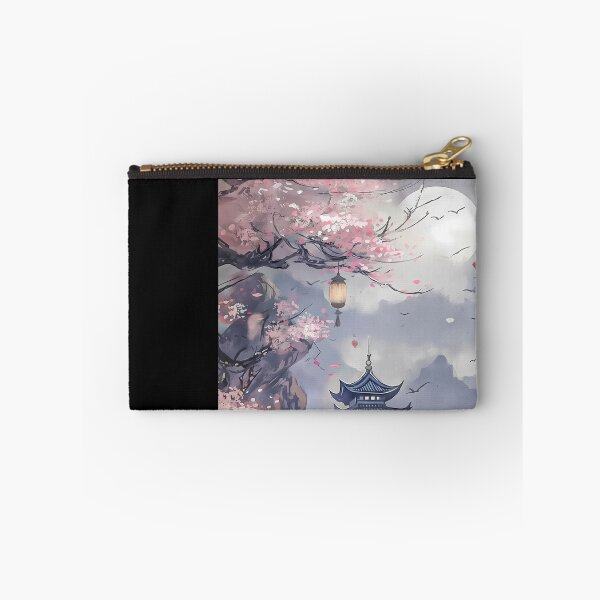 Item preview, Serene Japanese Pagoda Amidst Cherry Blossoms designed and sold by ForThe2F0X1Folks.