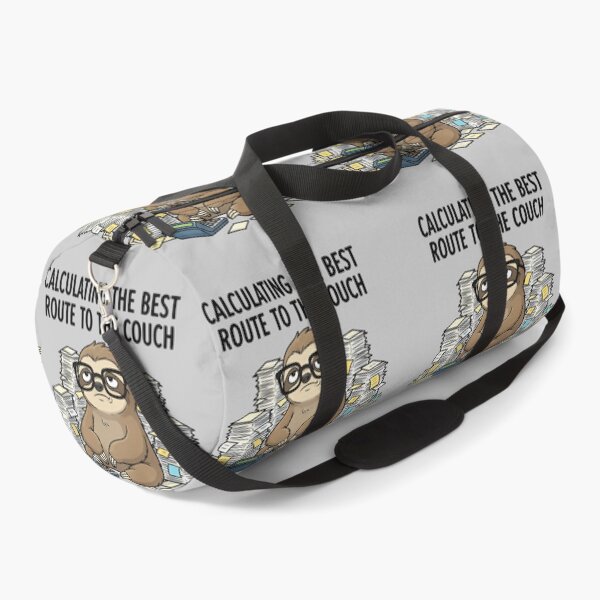 Item preview, Calculating the Best Route to the Couch Sloth T-Shirt & Sticker – Funny Lazy Sloth Meme, Cute Confused Sloth Cartoon, Introvert Humor Graphic designed and sold by ZyxDes.