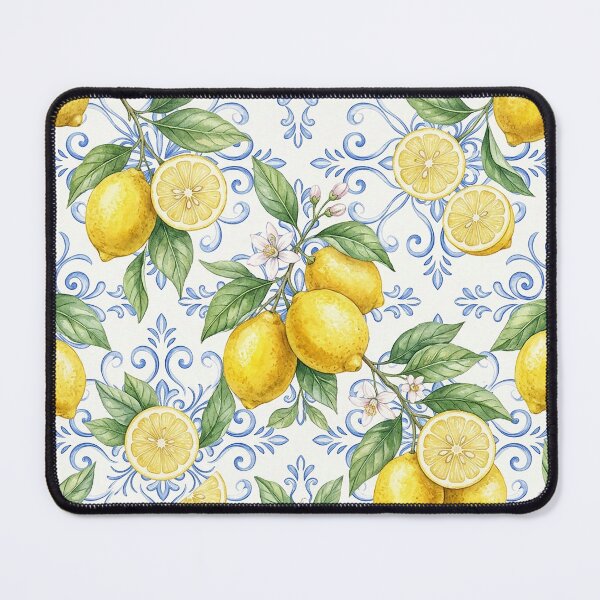 Item preview, Vintage Lemon Botanical Pattern – Mediterranean Summer Citrus Watercolor designed and sold by Verycutethings.