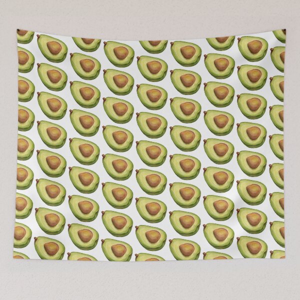 Item preview, Avocado Illustration – Colored Pencil Avocado Drawing designed and sold by AlisaArtDecor.