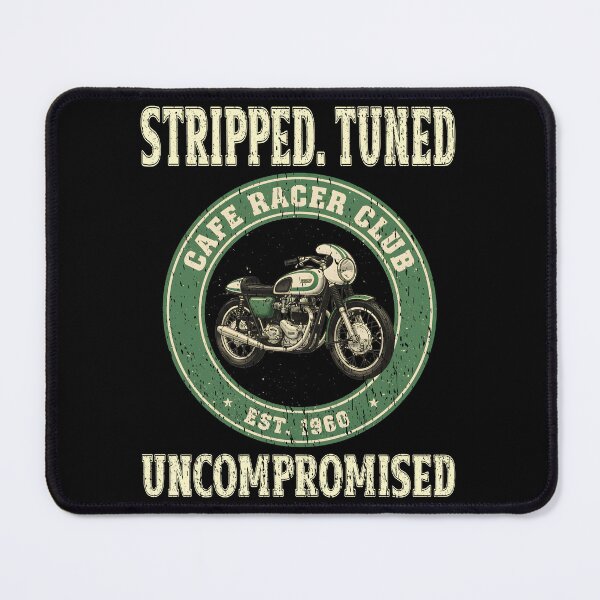 Item preview, Stripped Tuned Uncompromised Cafe Racer Club Est 1960 Vintage Motorcycle designed and sold by Jt41.