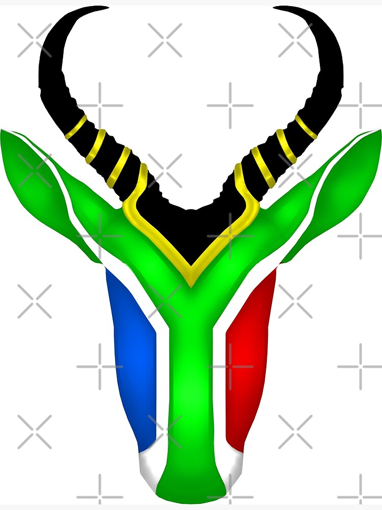 South African Flag Sa Rugby Bokke Springboks South Africa Mask By 