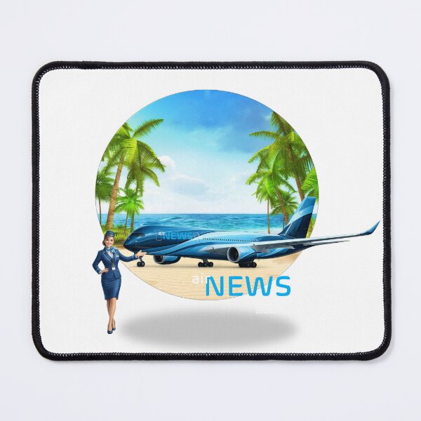 Item preview, Air News Daily Tropical Stewardess designed and sold by Air News Boutique.