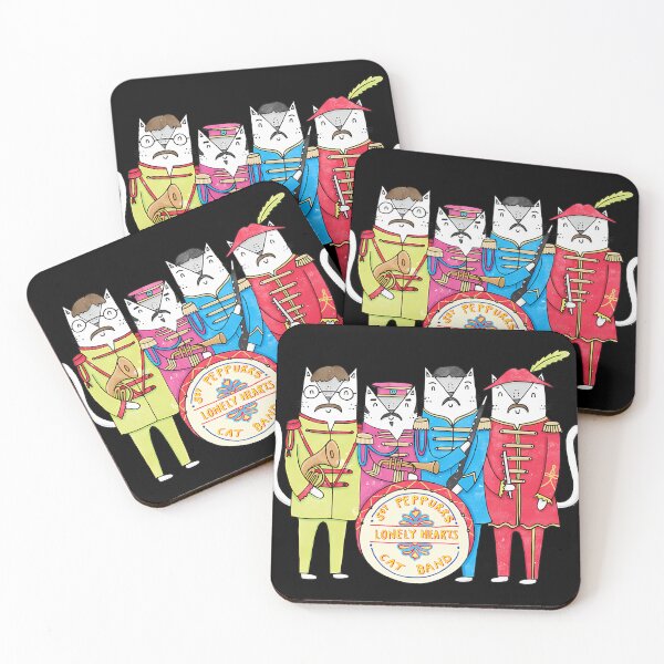 Item preview, Sgt Peppurr'S Lonely Hearts Cats Band designed and sold by AngelaPotter01.