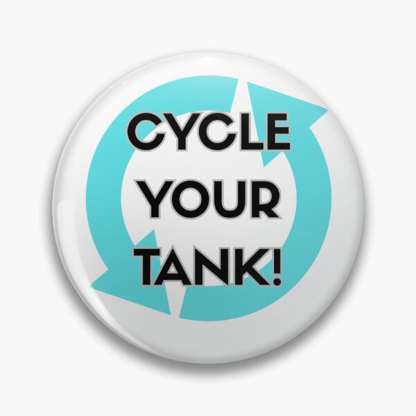 Item preview, Cycle Your Tank Aquarium Humor | Fishkeeping Meme | Aquarium Hobby Sticker designed and sold by CosmicCritterCorp.