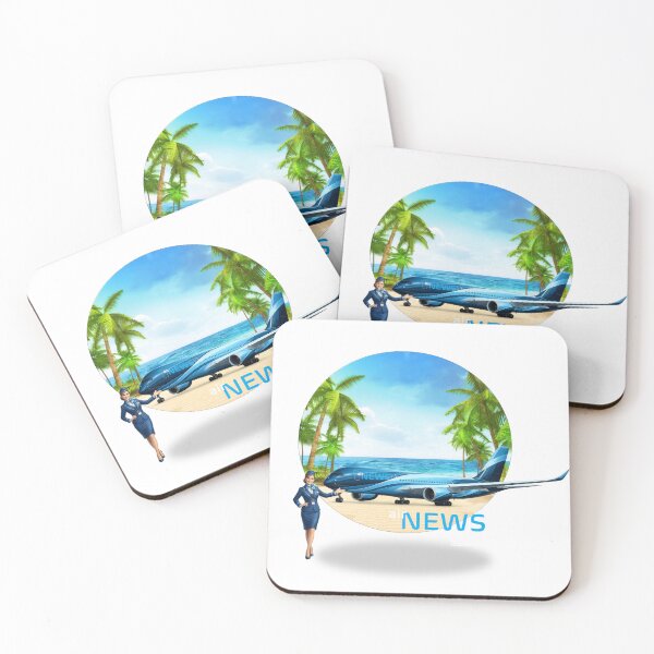 Item preview, Air News Daily Tropical Stewardess designed and sold by Air News Boutique.