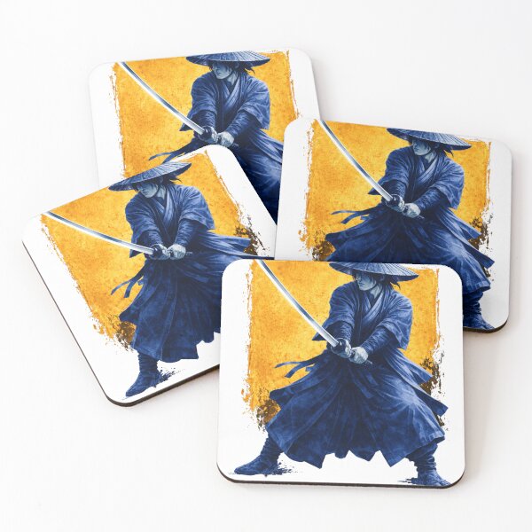 Item preview, COLORS OF JAPAN: Ultramarine & Golden - 群青×山吹 designed and sold by NYAO-YUUKI.