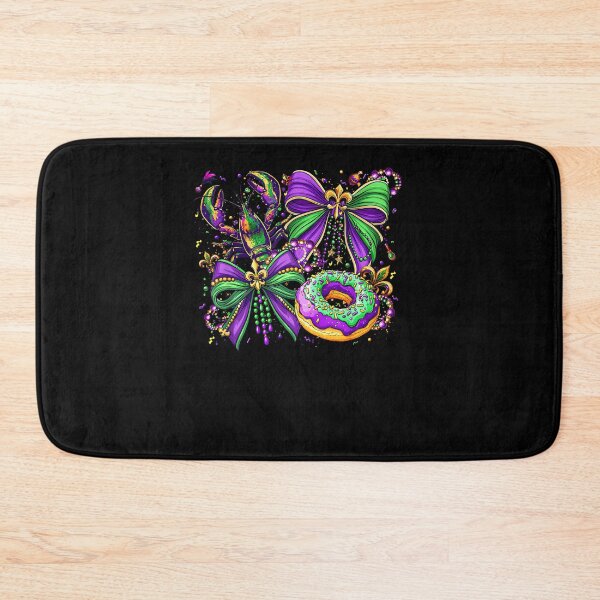 Item preview, mardi gras Crawfish King Cake coquette bow Girl Women designed and sold by Boutkimaewab.