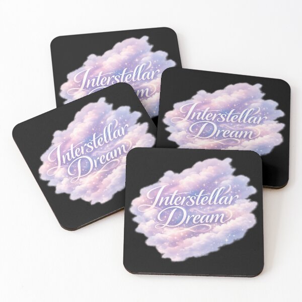 Item preview, Interstellar Dream - Pastel Nebula Typography designed and sold by MKreative Studio.