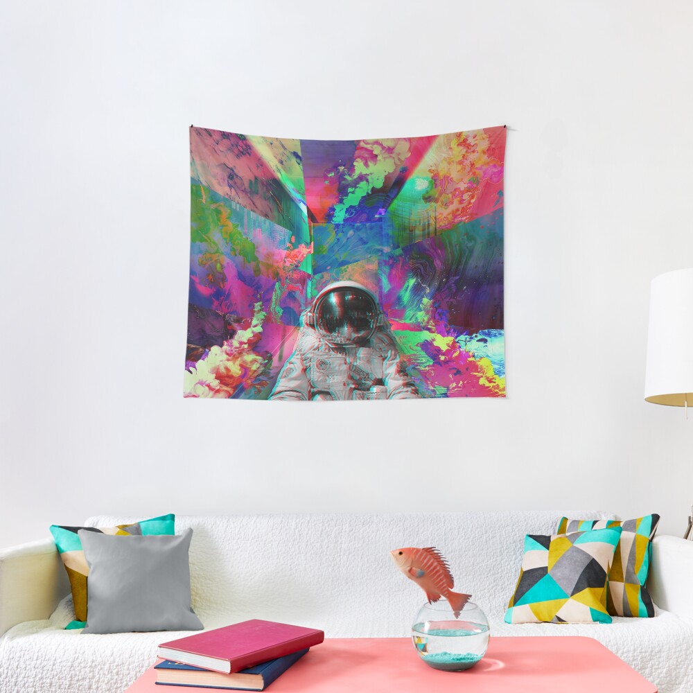 Tripping Space Man Tapestry