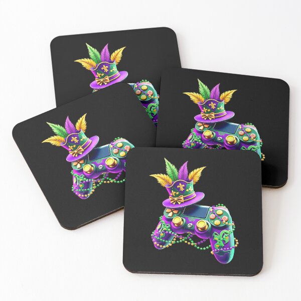 Item preview, Mardi Gras Video Game Controller Jester Mask Kids Boys Mens designed and sold by Boutkimaewab.