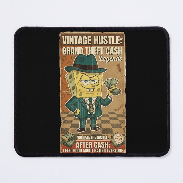 Item preview, Gangster Sponge Bob Aesthetic - Ironic Retro Money Graphic designed and sold by ern vintage store.