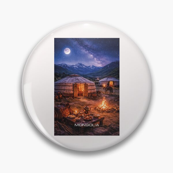 Item preview, Mongolia Travel Art designed and sold by Thistle-TShop.