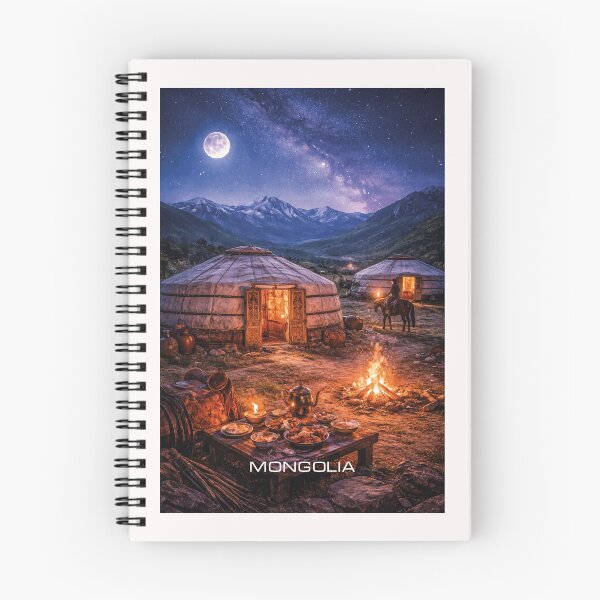 Item preview, Mongolia Travel Art designed and sold by Thistle-TShop.