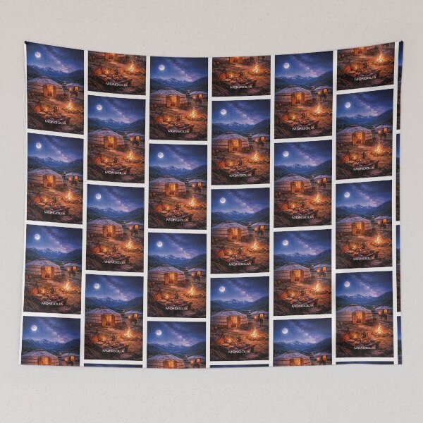 Item preview, Mongolia Travel Art designed and sold by Thistle-TShop.