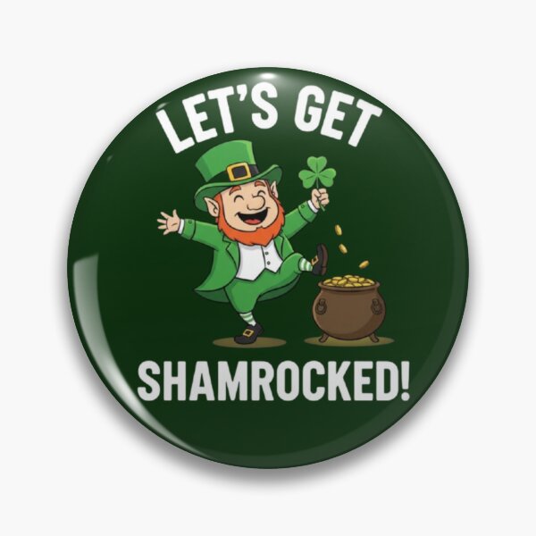 Item preview, Let’s Get Shamrocked – Funny St. Patrick’s Day Design designed and sold by Dogandesighn.