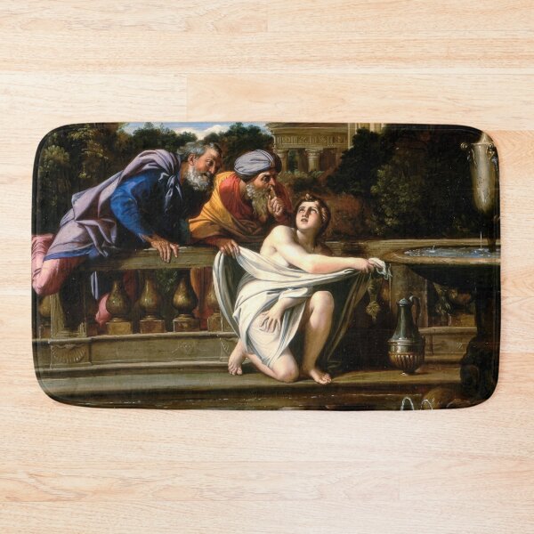 Item preview, Susanna and the Elders Biblical Renaissance Painting Carracci designed and sold by TheSoulOfArt.