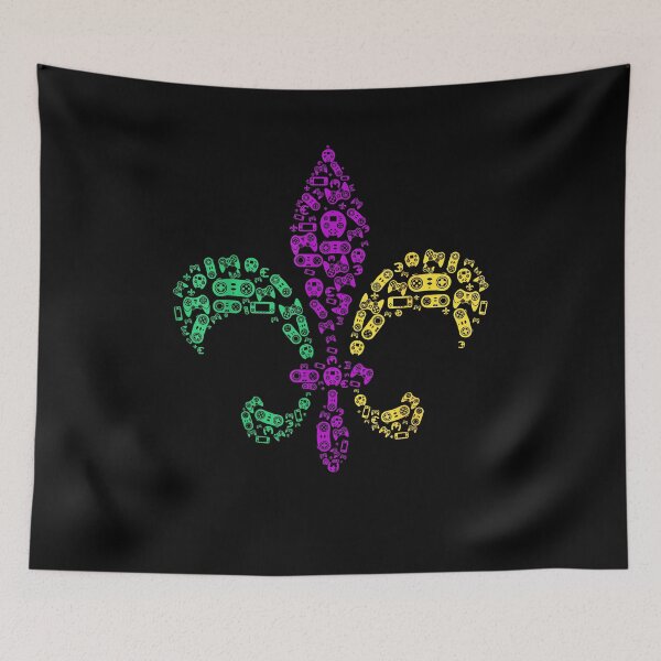 Item preview, Mardi Gras Video Game Controller Gaming Mardi Gras Kids Men designed and sold by Boutkimaewab.
