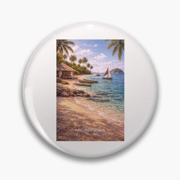 Item preview, Micronesia Travel Art designed and sold by Thistle-TShop.
