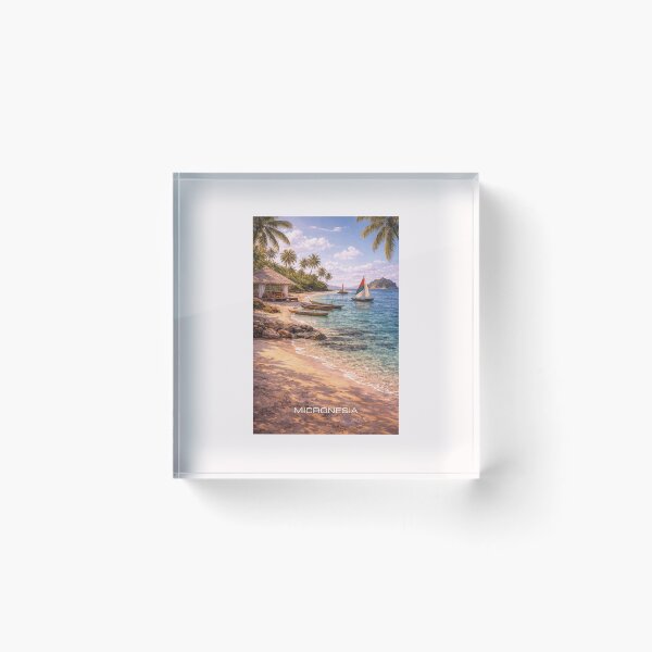 Item preview, Micronesia Travel Art designed and sold by Thistle-TShop.