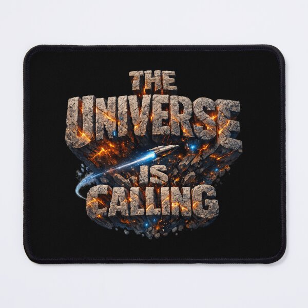 Item preview, The Universe Is Calling - Sci-Fi Cosmic Typography designed and sold by MKreative Studio.
