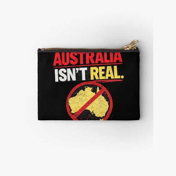 Item preview, Australia Isn’t Real Conspiracy Meme – Funny Fake Australia Map designed and sold by MaxLevelMerch.