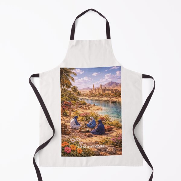 Item preview, Mauritania Travel Art designed and sold by Thistle-TShop.